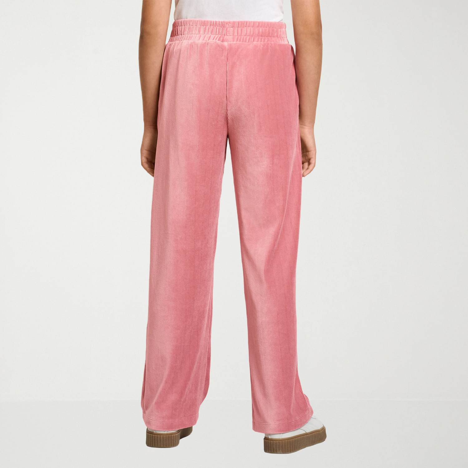 PUMA Big Kid Girls Mid Rise Wide Leg Regular Fit Pull-On Pant
