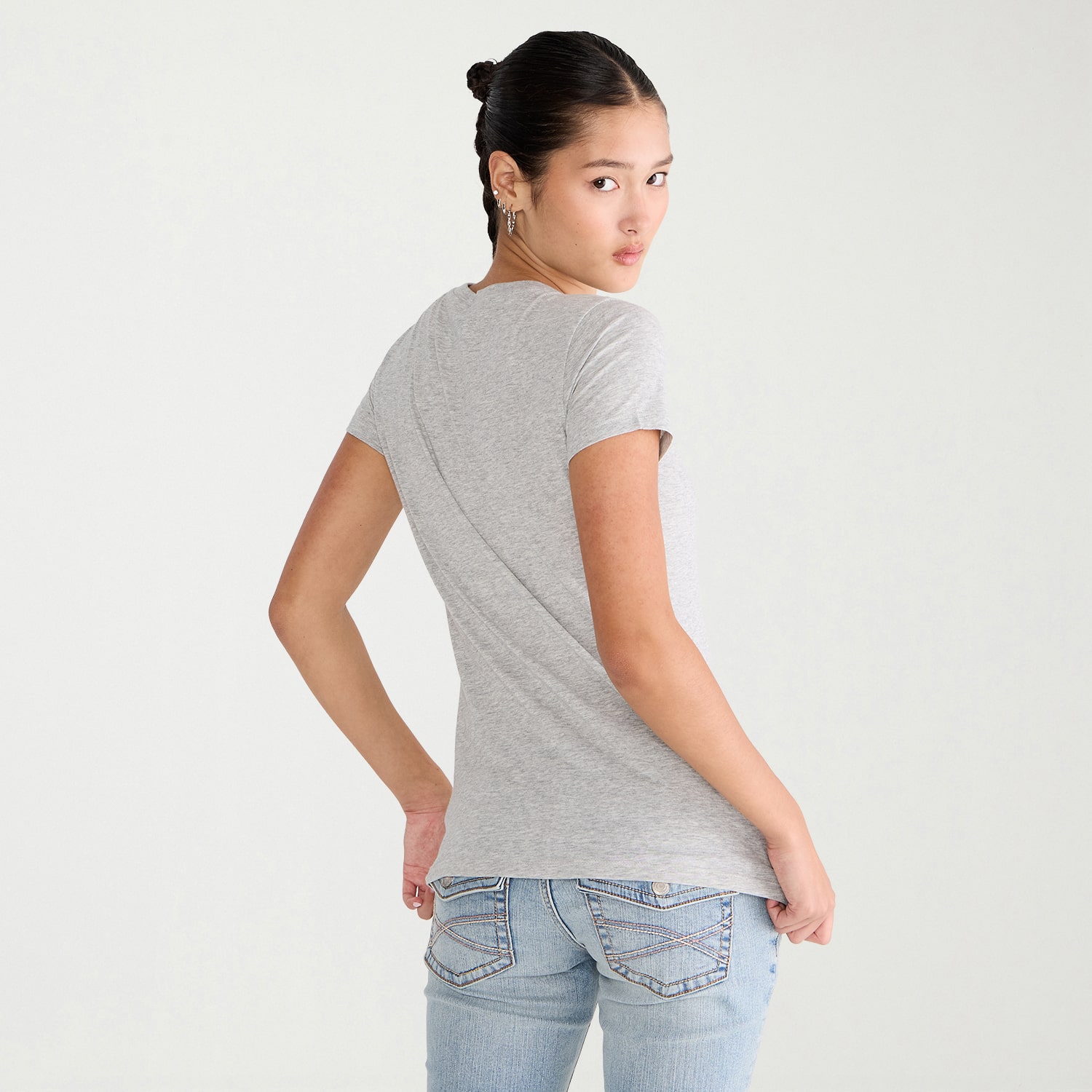 AEROPOSTALE Womens Crew Neck Short Sleeve Classic Fit Graphic T-Shirt