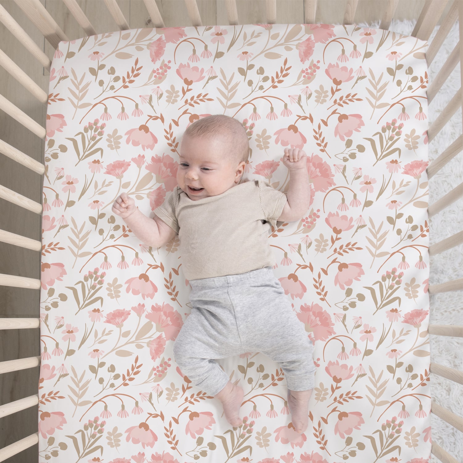 The Peanutshell Crib Bedding Set