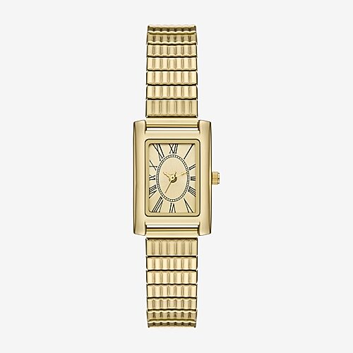 Opp Womens Gold Tone Stainless Steel Expansion Watch Fmdjo350, One Size, Yellow