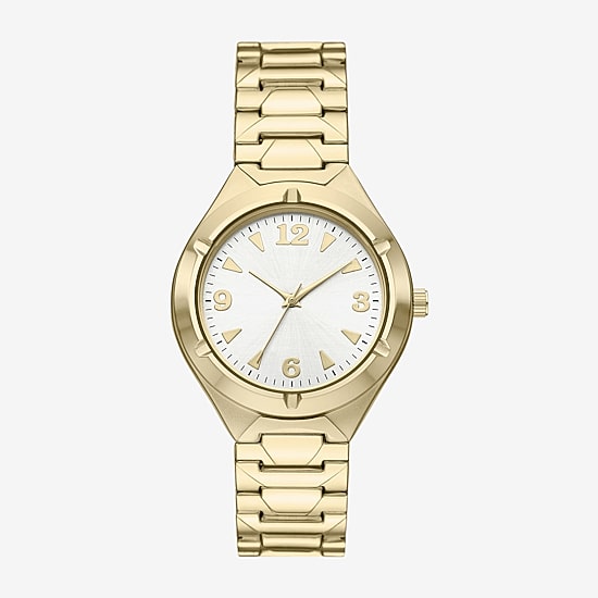 Opp Mens Gold Tone Stainless Steel Expansion Watch Fmdjo361