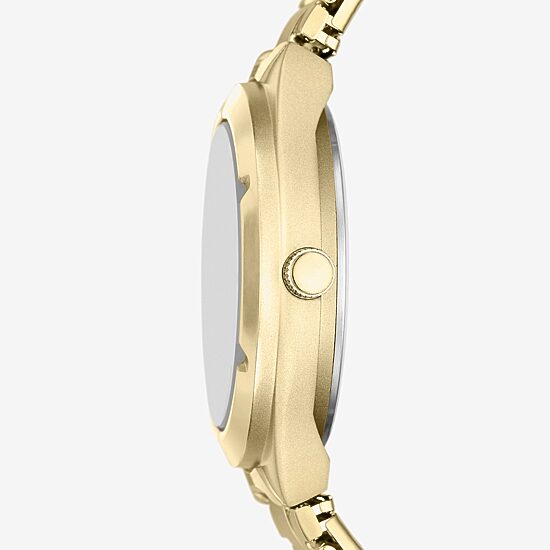 Opp Mens Gold Tone Stainless Steel Expansion Watch Fmdjo361