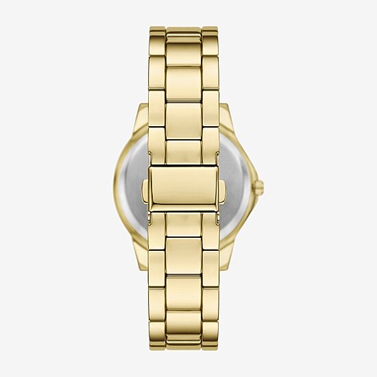 Ladies Boxed Sets Womens Crystal Accent Gold Tone 6-pc. Watch Boxed Set Fmdjset370