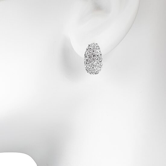 Bijoux Bar Womens Glass Drop Earrings