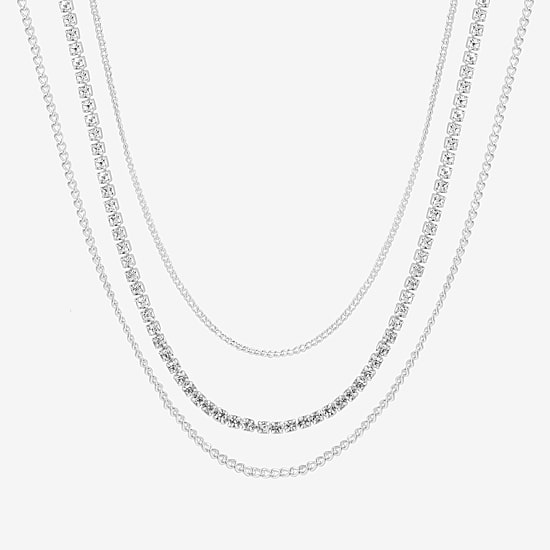 Bijoux Bar Womens 18 Inch Link Chain Necklace