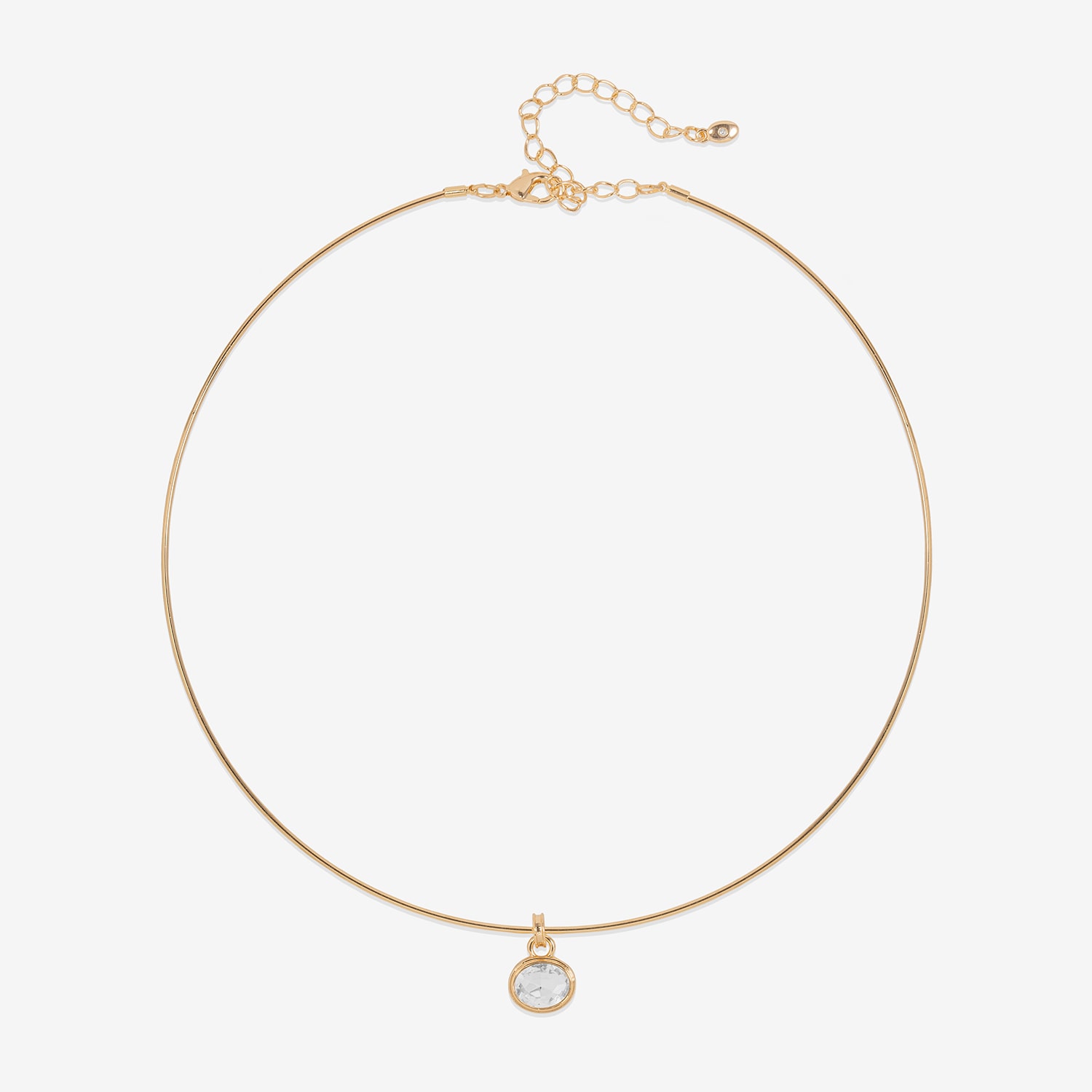 Bijoux Bar Womens 16 Inch Collar Necklace