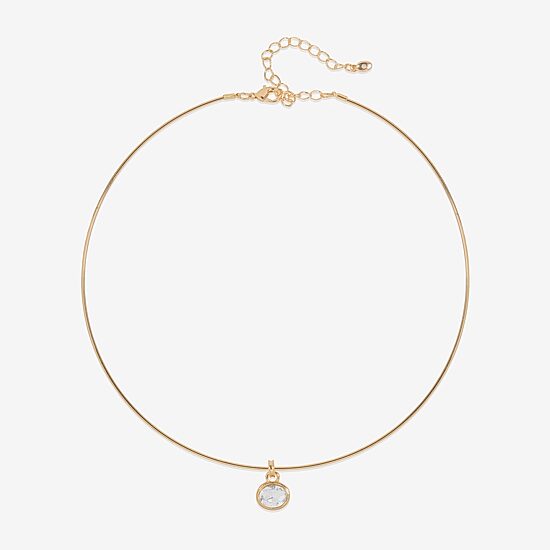 Bijoux Bar Womens 16 Inch Collar Necklace