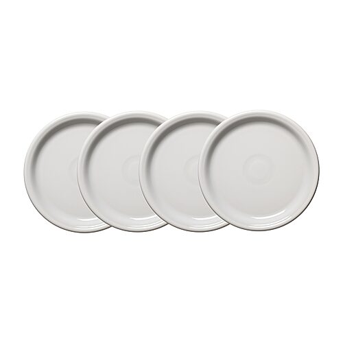 Fiesta Bistro Coupe 4-pc. Luncheon Plate, One Size, White