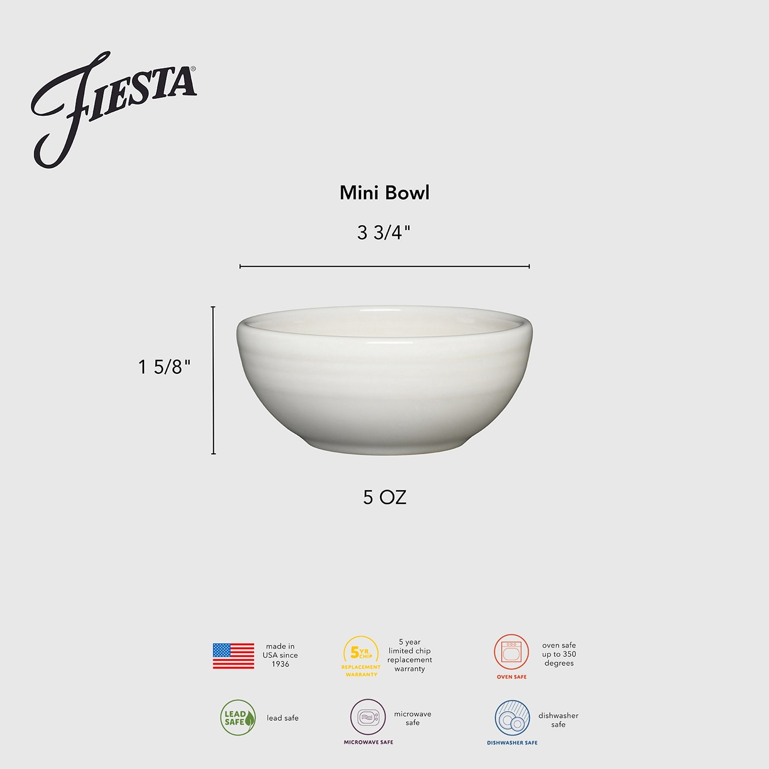 Fiesta 6-pc. Mini Dipping Bowls