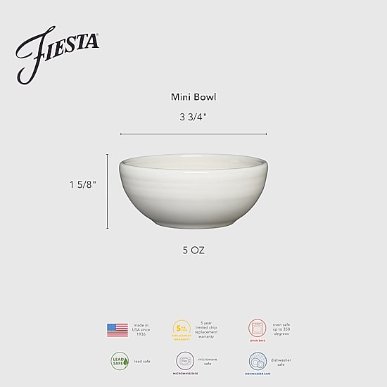 Fiesta 6-pc. Mini Dipping Bowls