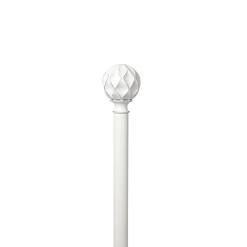 Umbra Cora 1 In Curtain Rod In White