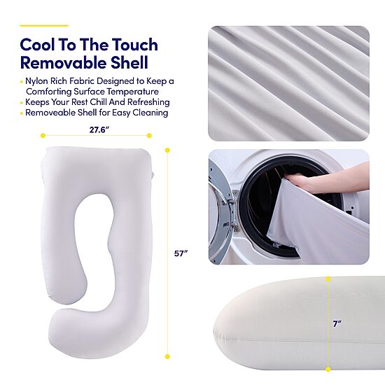 Sweet Home Collection Cooling Maternity Support Maternity Pillow
