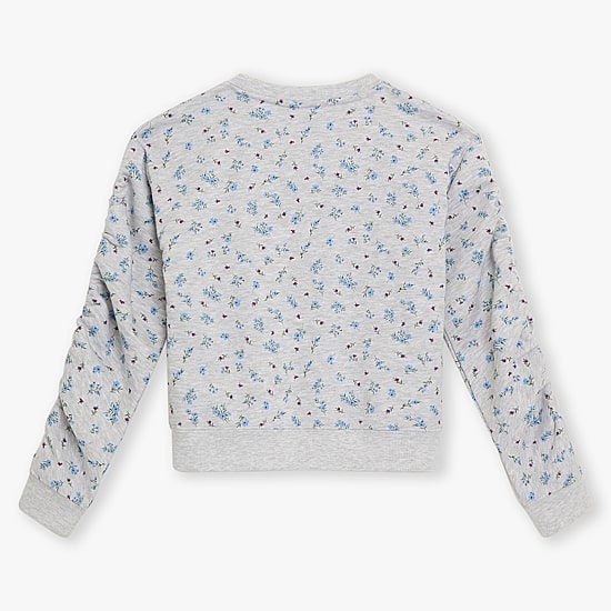 Champion Big Kid Girls Crew Neck Fleece Long Sleeve Sweatshirt