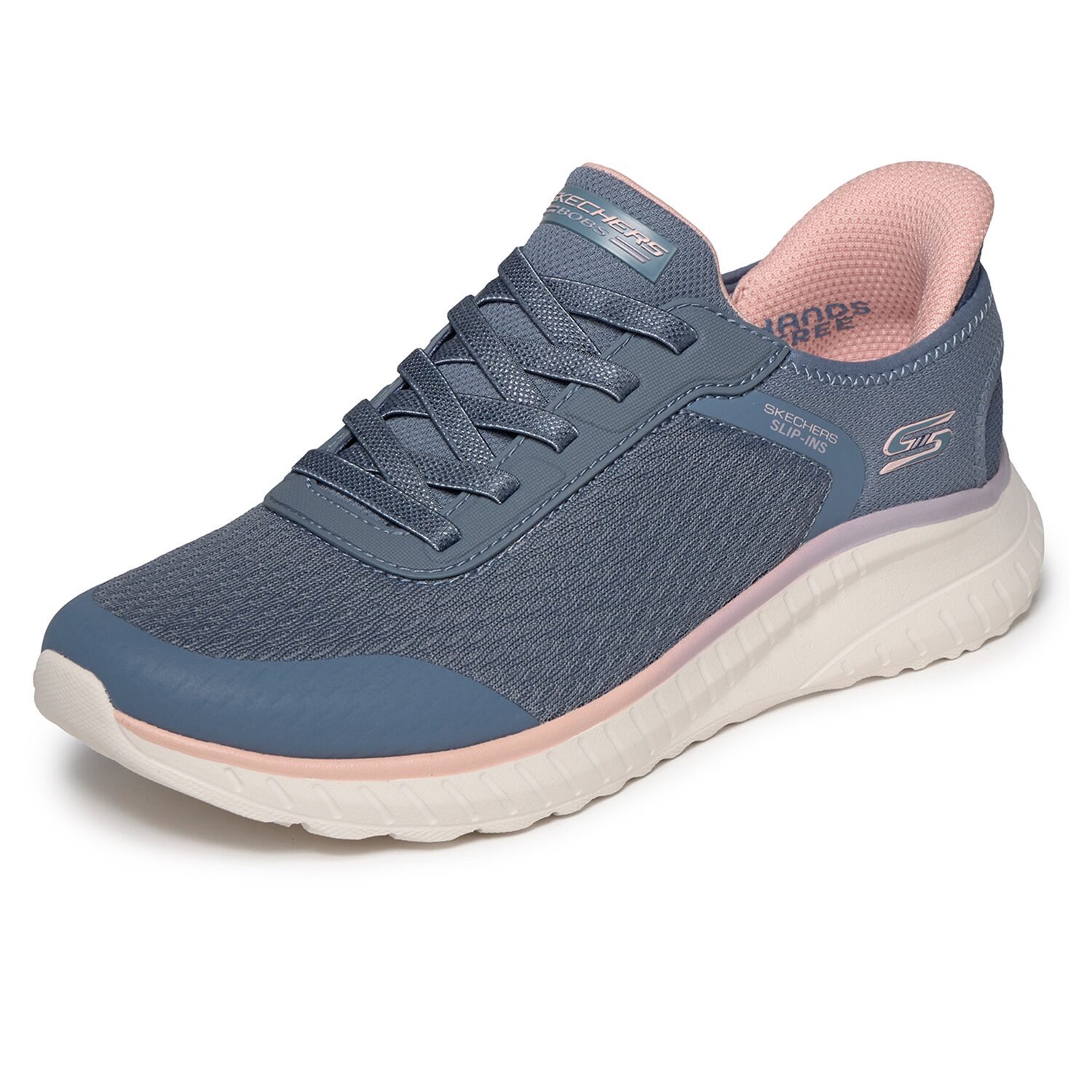 Skechers Hands Free Bobs Sport Squad Chaos Ombre Paradise Womens Slip-On Walking Shoes
