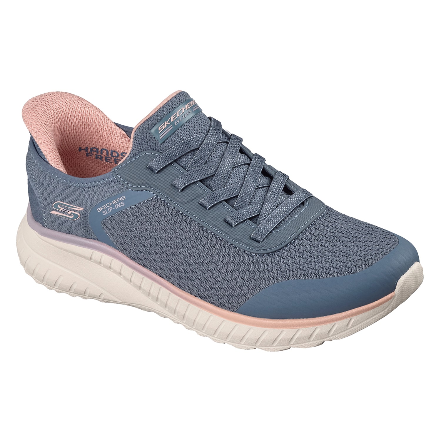 Skechers Hands Free Bobs Sport Squad Chaos Ombre Paradise Womens Slip-On Walking Shoes