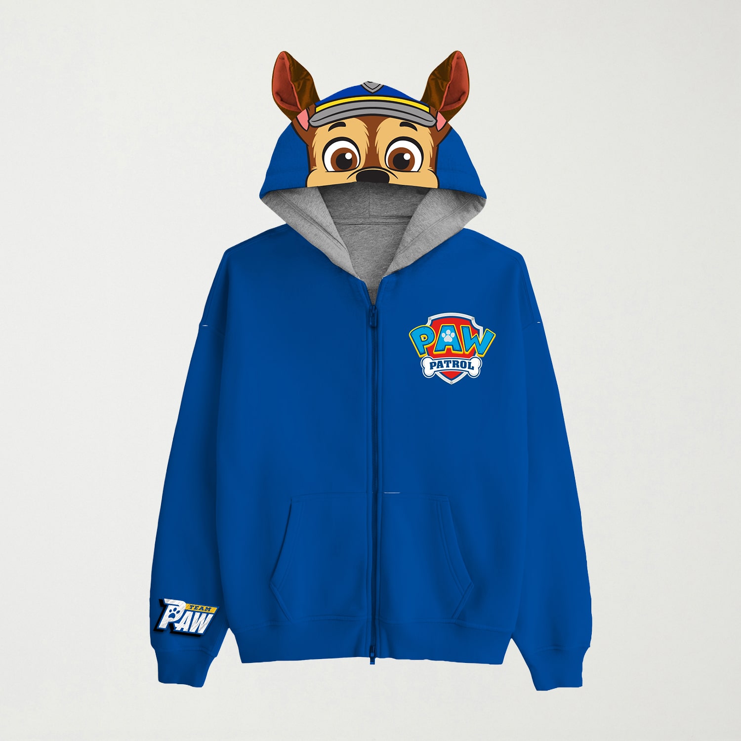 Toddler Unisex Long Sleeve Paw Patrol Zipper Hoodie