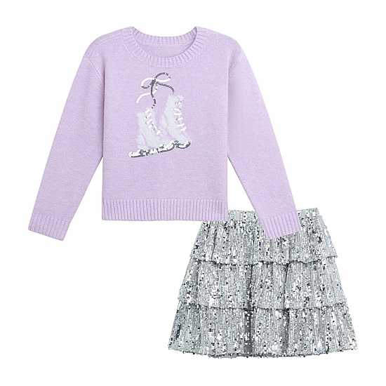 by&by girl Girls Knit 2-pc. Skirt Set
