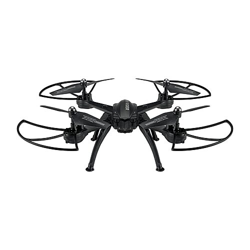 Sky Rider Stratosohere Quadcopter With Wifi Camera Toy Drones, One Size, Black