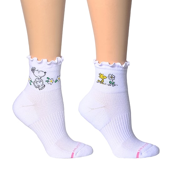 Dr.Motion Womens Quarter Ankle Socks