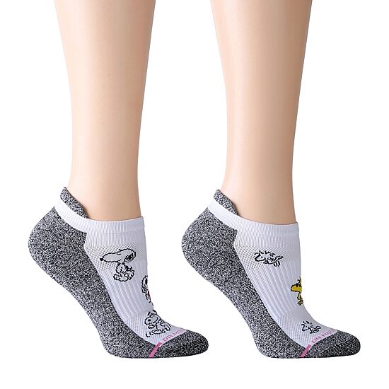 Dr.Motion Womens Snoopy Low Cut Socks