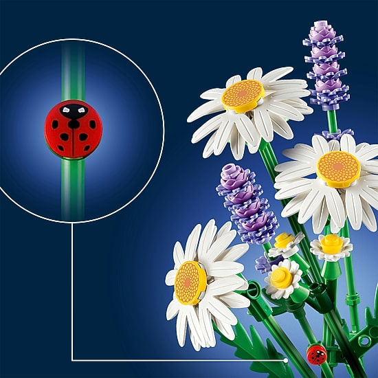 LEGO® Botanicals Daisies And Lavender 11508 Building Set 133