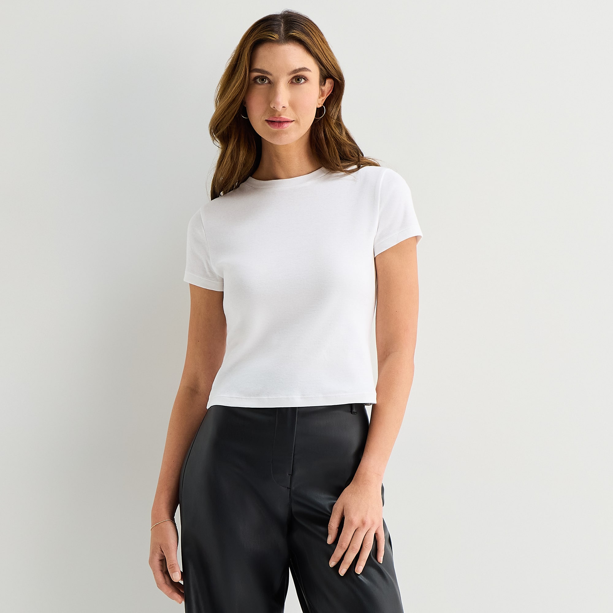A.N.A Perfect Womens Crew Neck Short Sleeve T-Shirt