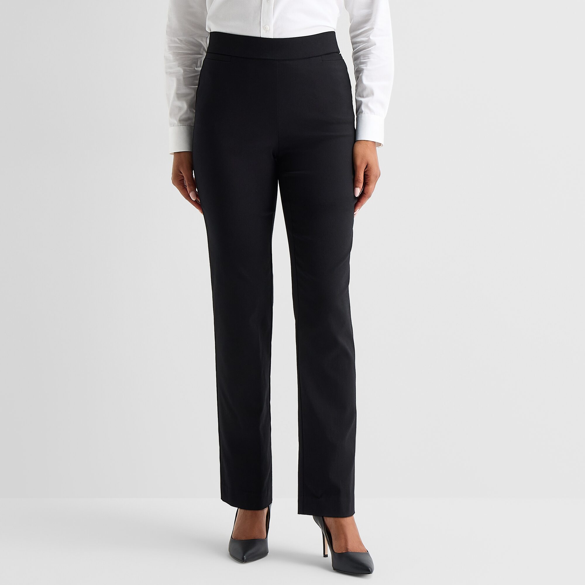 Liz Claiborne Lisa Womens Straight Pull-On Pant