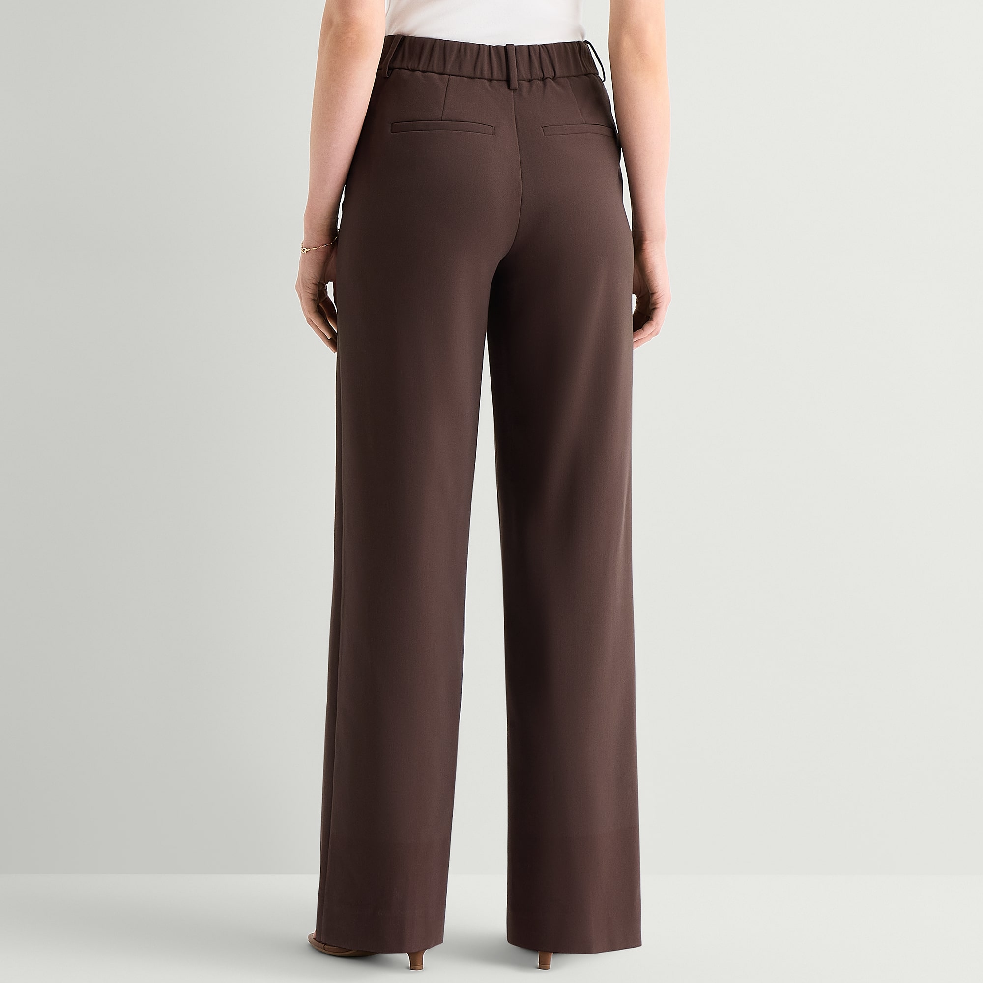 A.N.A Womens Wide Leg High Rise Trouser