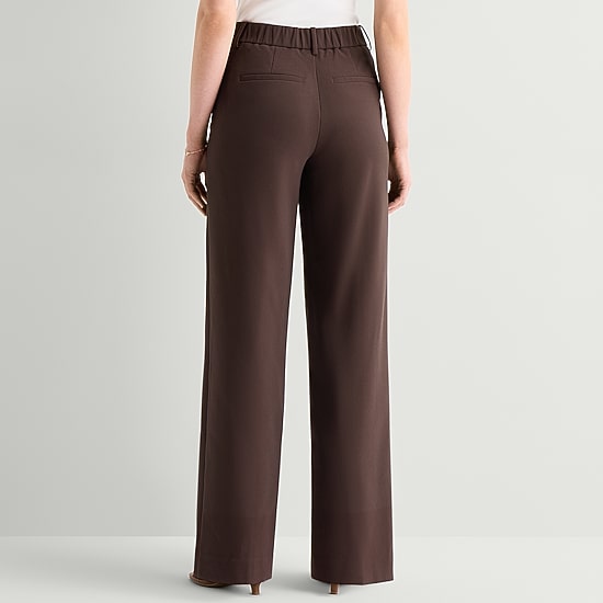 A.N.A Womens Wide Leg High Rise Trouser