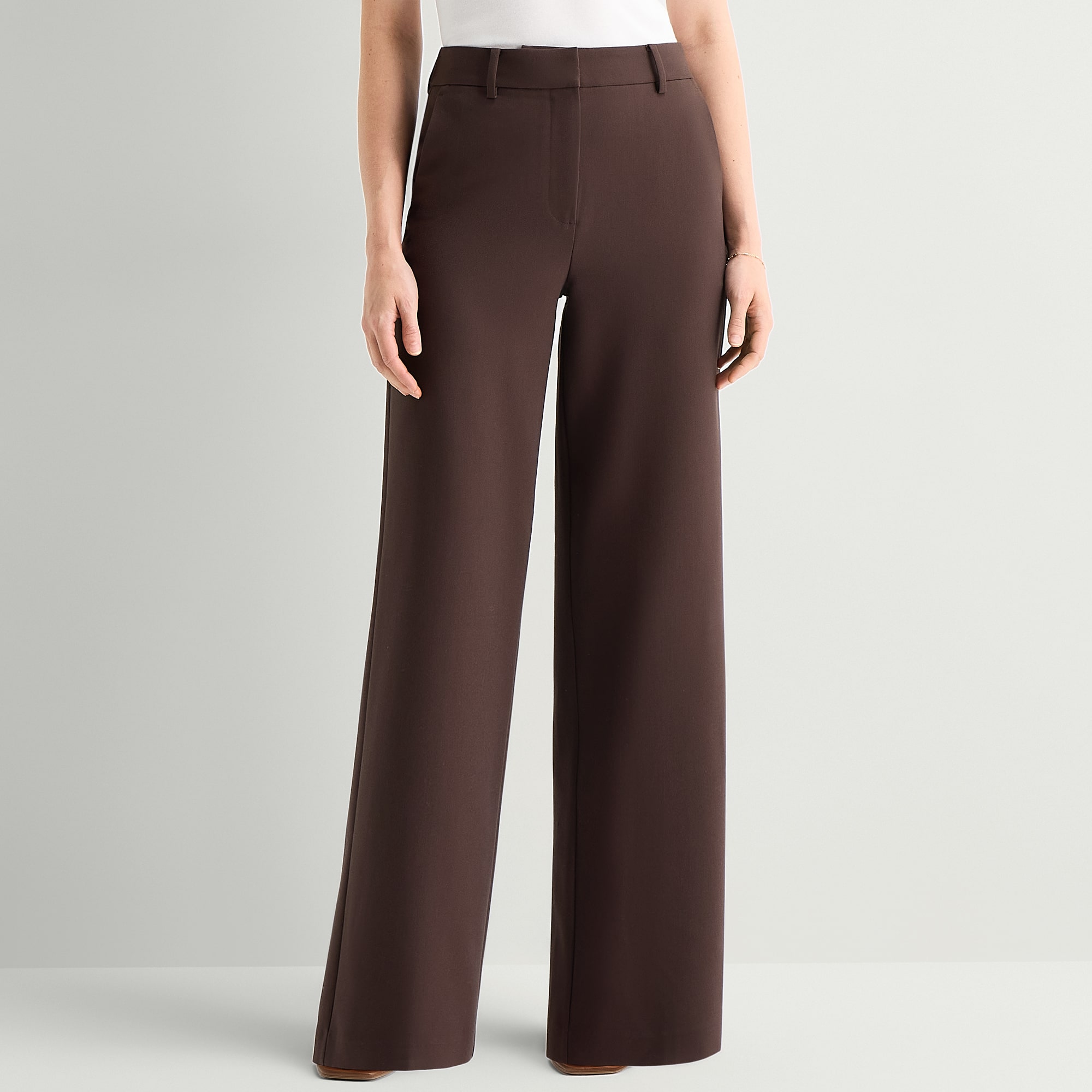 A.N.A Womens Wide Leg High Rise Trouser