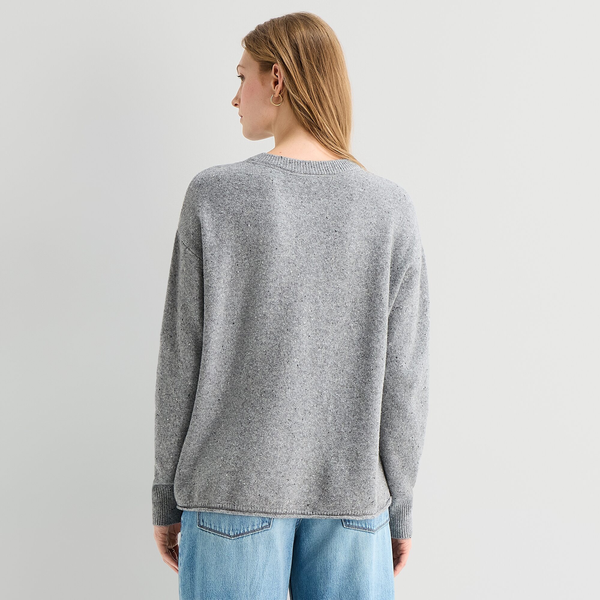 A.N.A Womens Crew Neck Long Sleeve Pullover Sweater