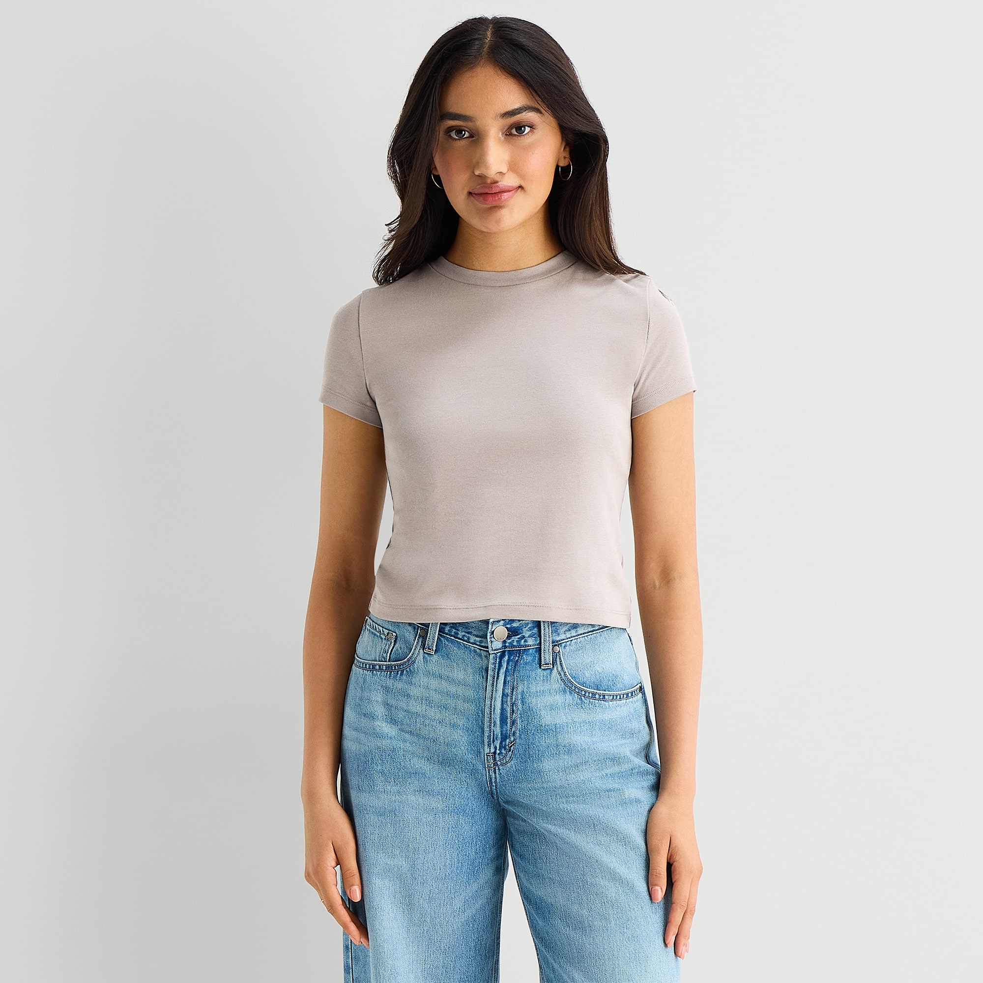 A.N.A Perfect Womens Crew Neck Short Sleeve T-Shirt