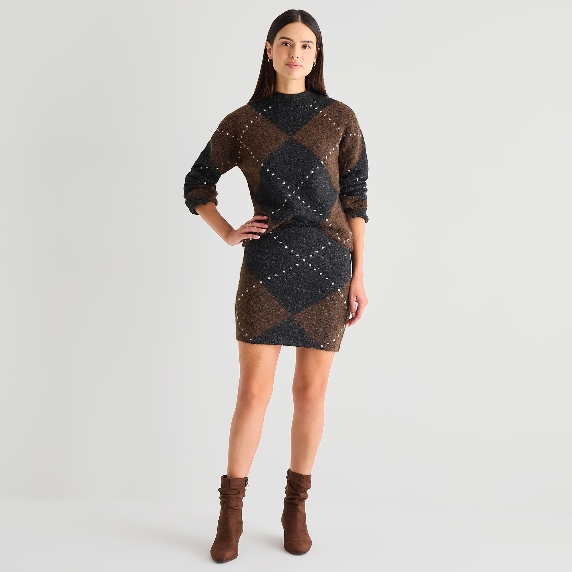 Worthington Womens Mid Rise Sweater Pencil Skirt