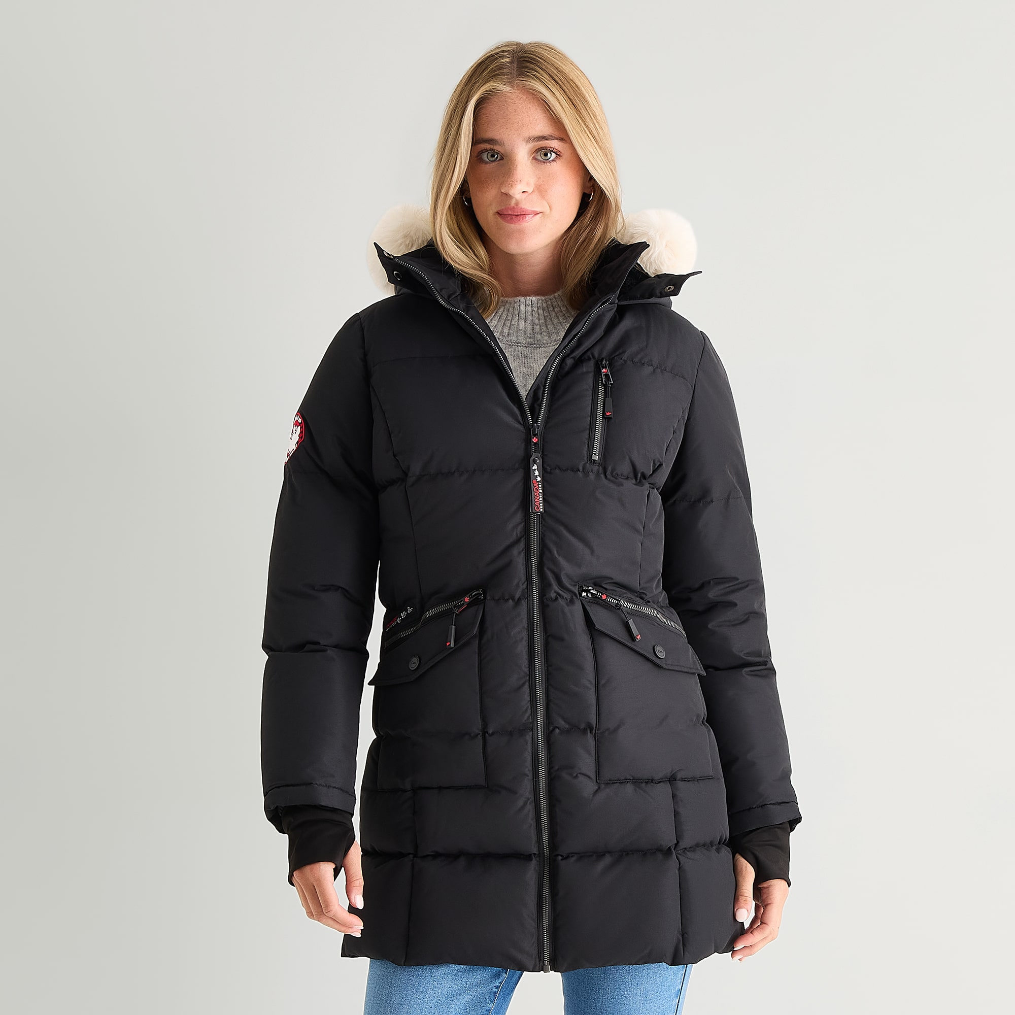 Canada Weather Gear Womens Water Resistant Heavyweight Parka