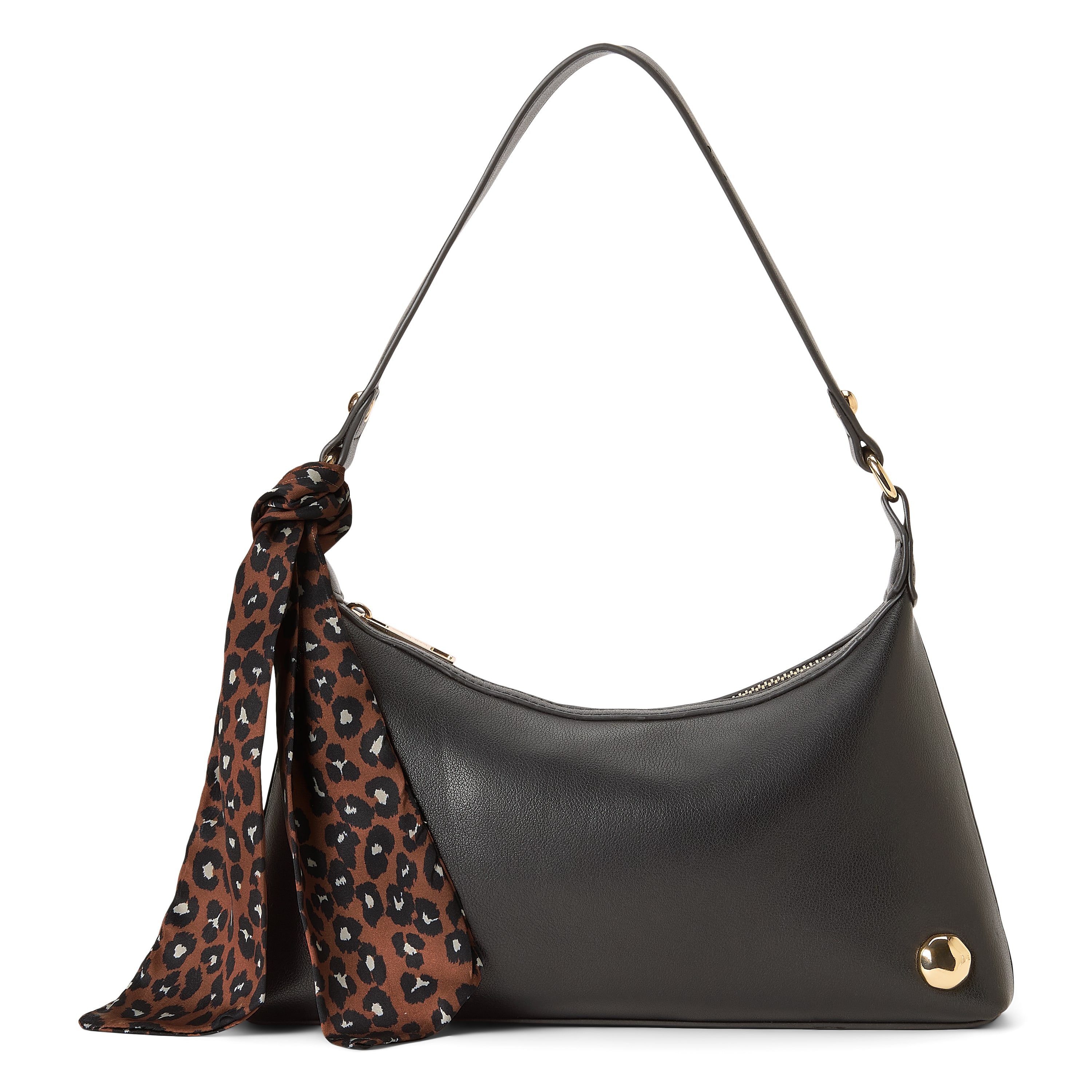 Nicole Miller Scarf Shoulder Bag