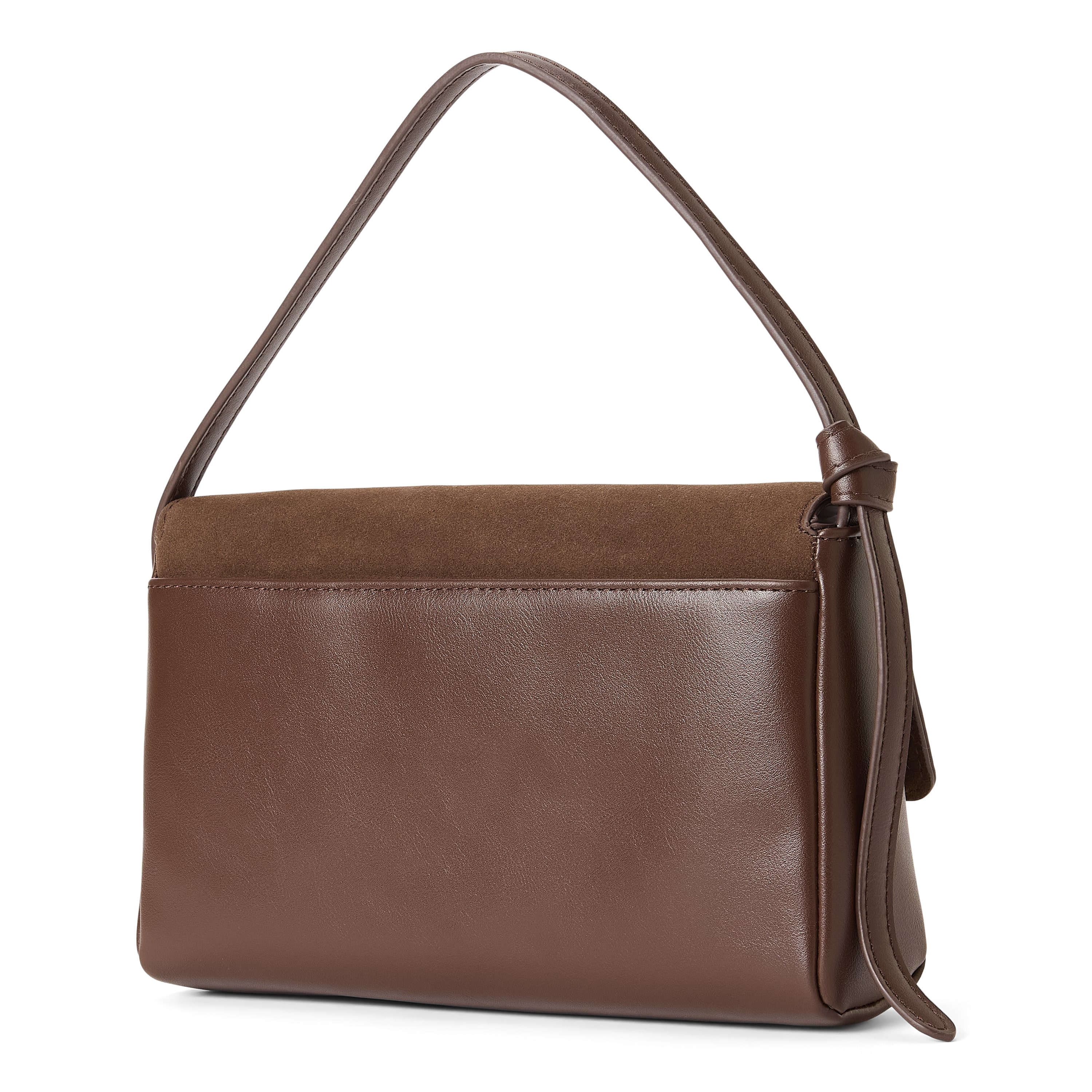 Nicole Miller Mixed Material Shoulder Bag