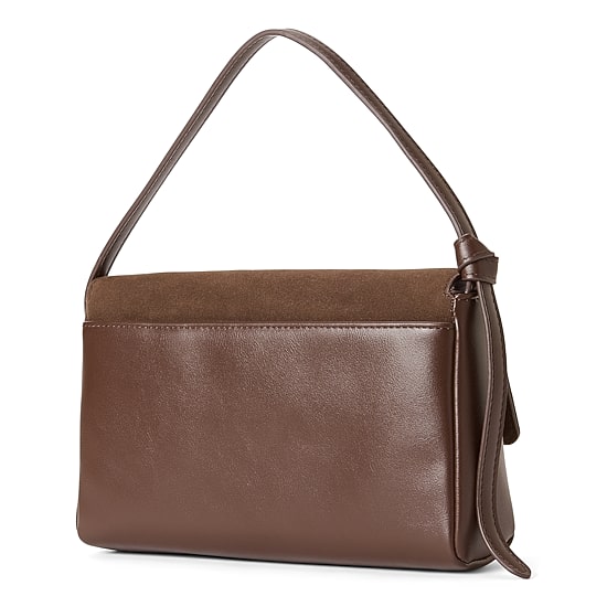 Nicole Miller Mixed Material Shoulder Bag