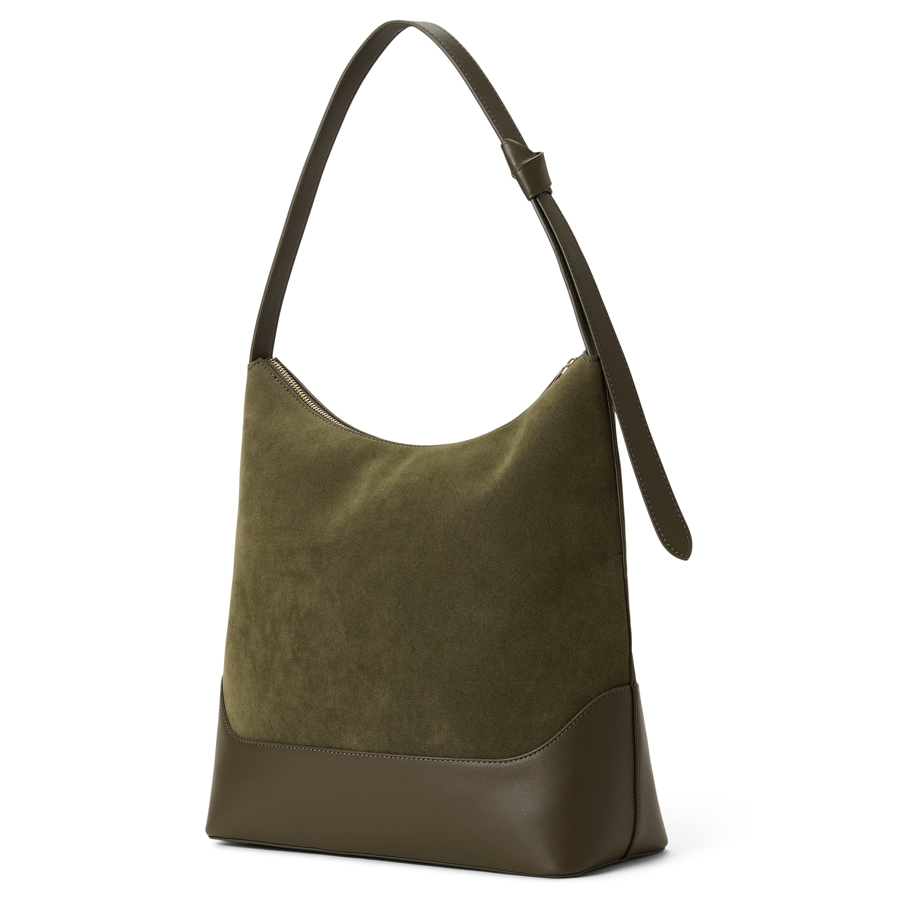 Nicole Miller Mixed Material Hobo Bag