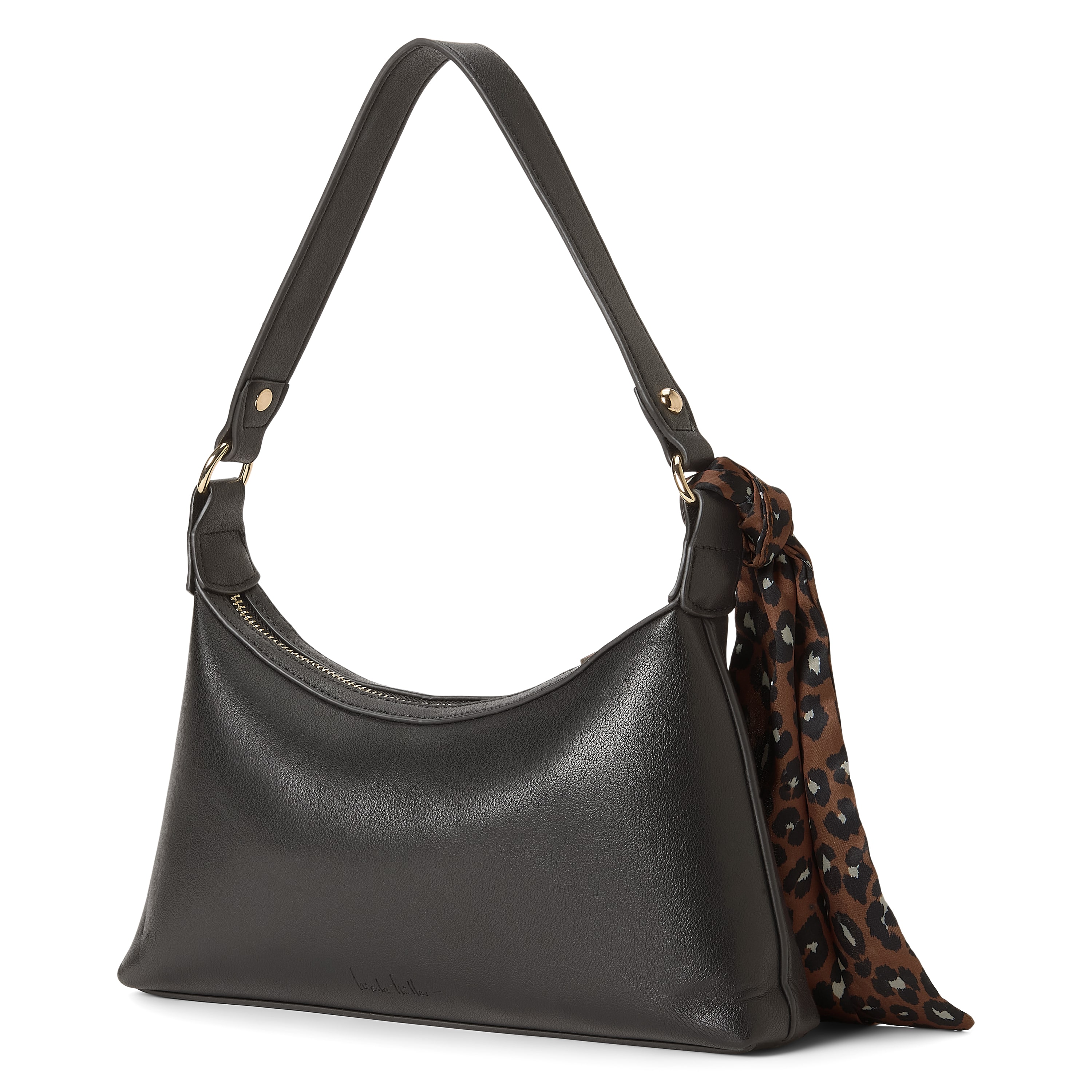 Nicole Miller Scarf Shoulder Bag