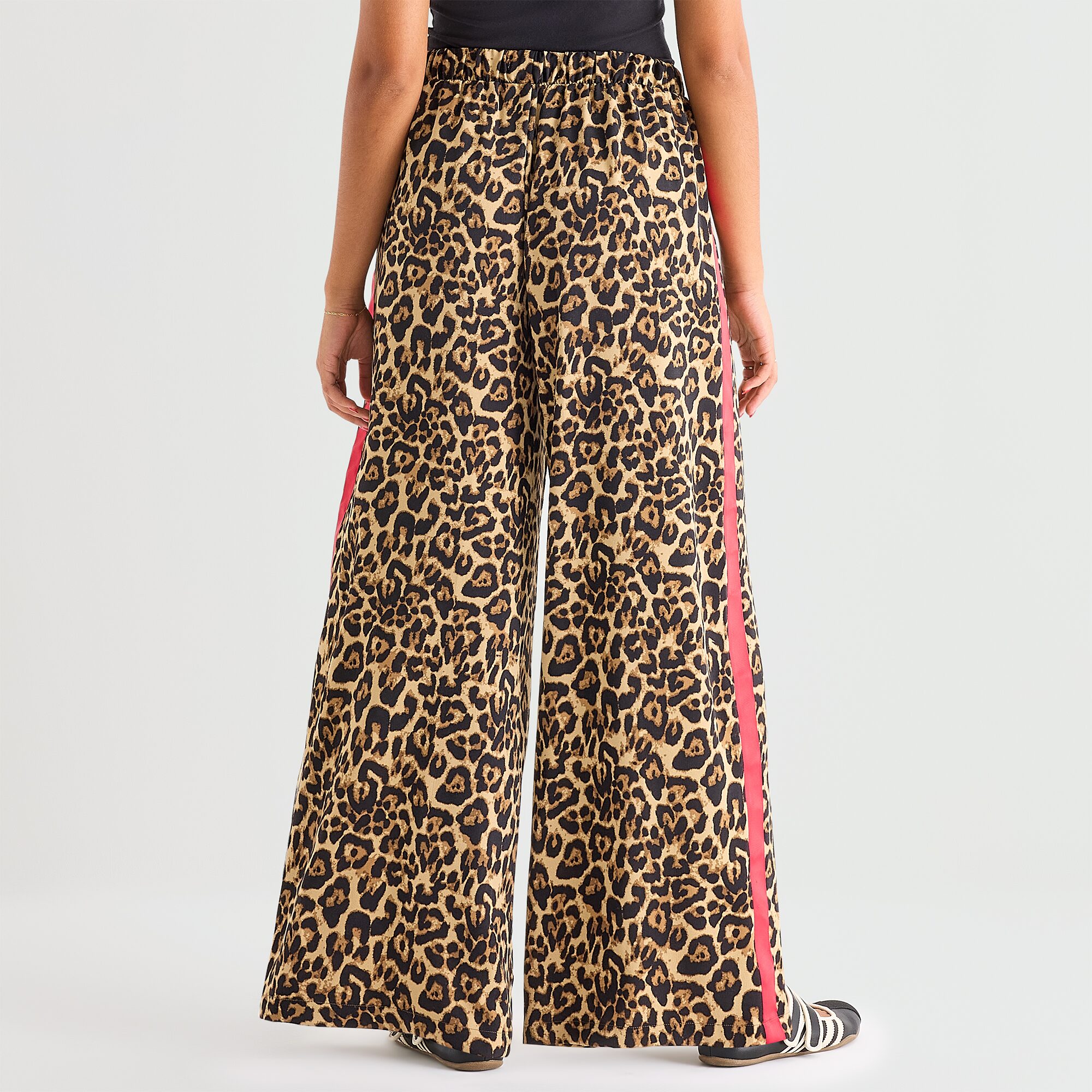 Grayson Threads, The Label Womens Wide Leg Mid Rise Regular Fit Track Pant