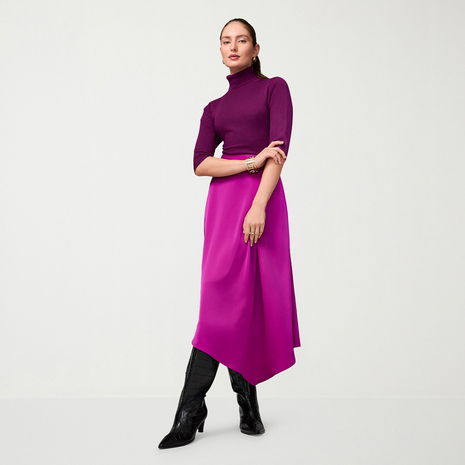 Worthington Womens Wrap Skirt