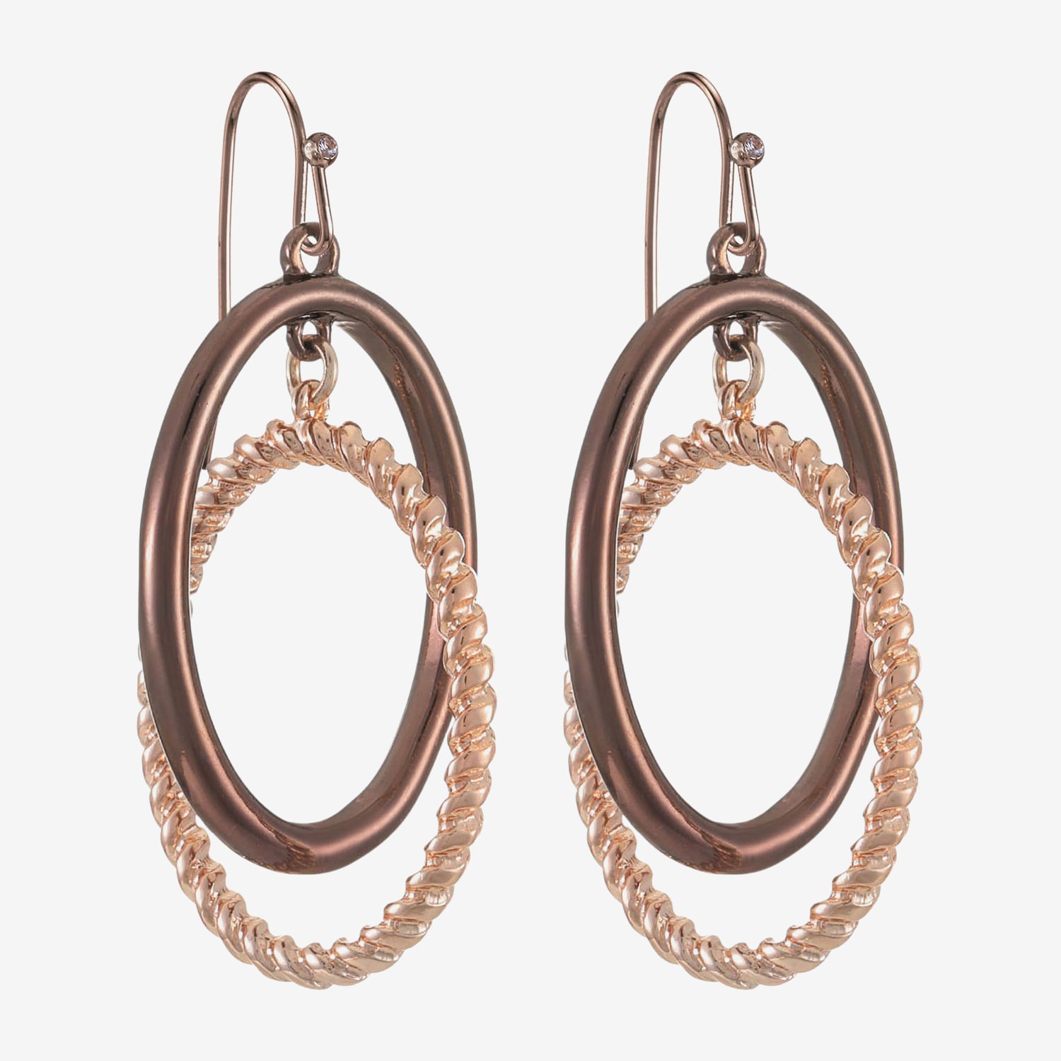 Liz Claiborne Womens 49mm Hoop Earrings