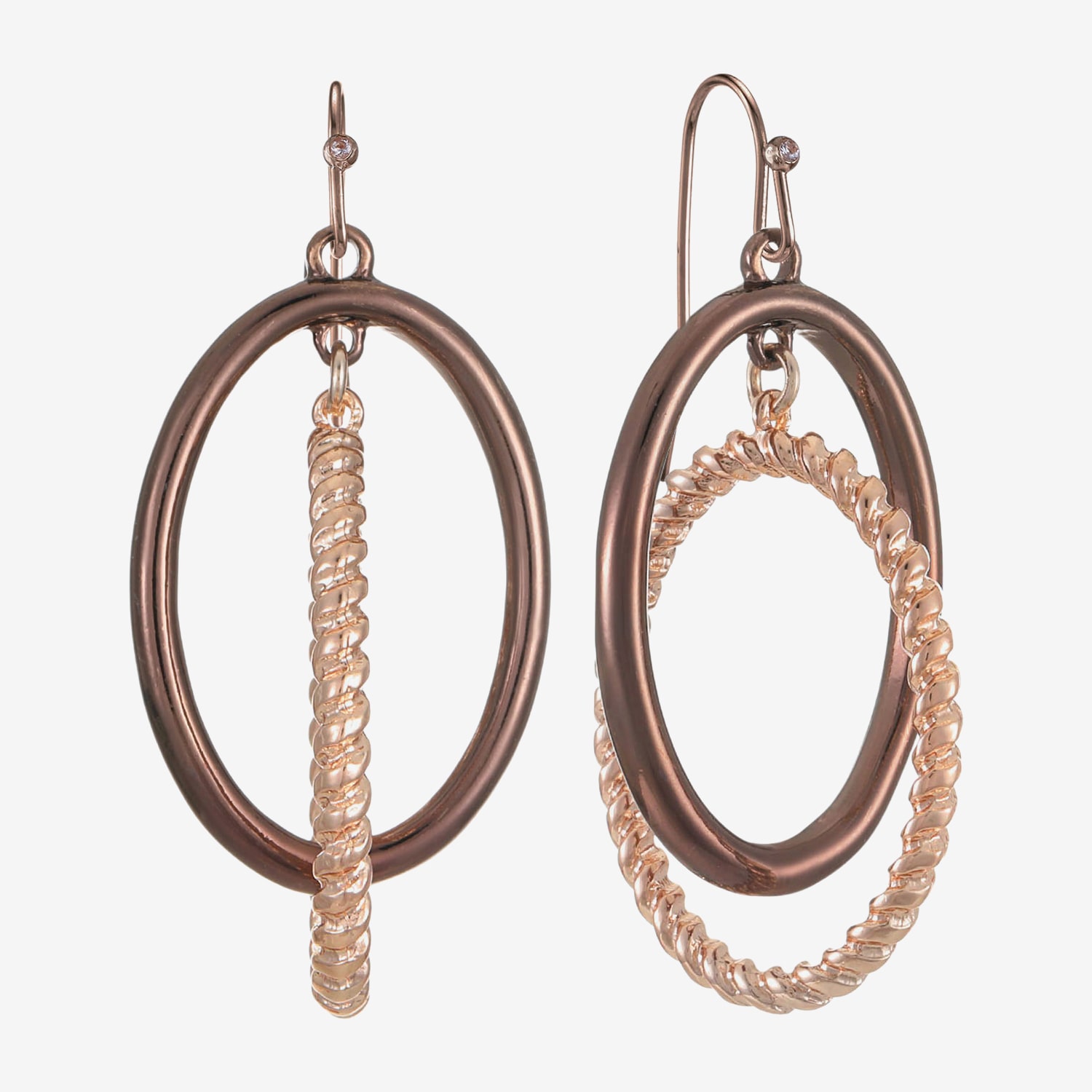 Liz Claiborne Womens 49mm Hoop Earrings
