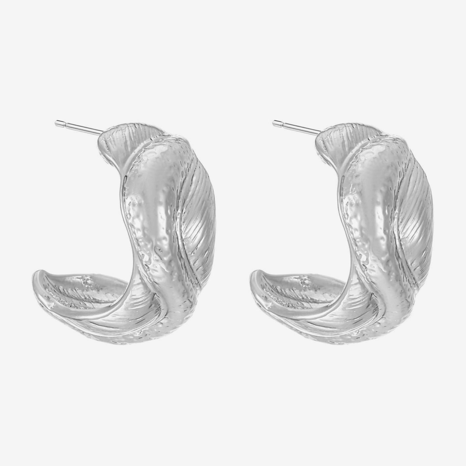 Monet Jewelry Womens 21.4mm Hypoallergenic Hoop Earrings