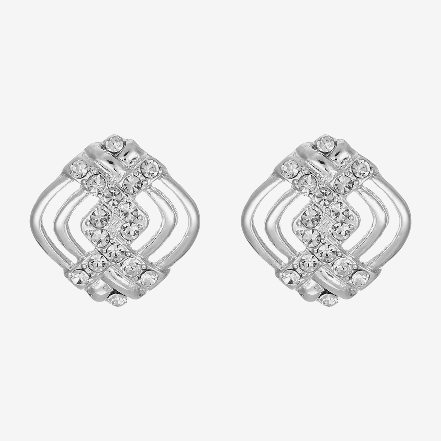 Monet Jewelry Glass 19mm Stud Earrings