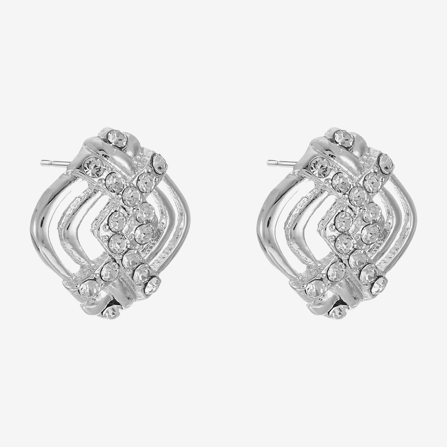 Monet Jewelry Glass 19mm Stud Earrings