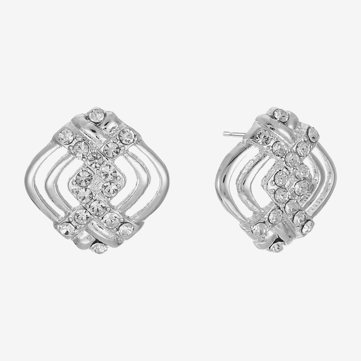 Monet Jewelry Glass 19mm Stud Earrings
