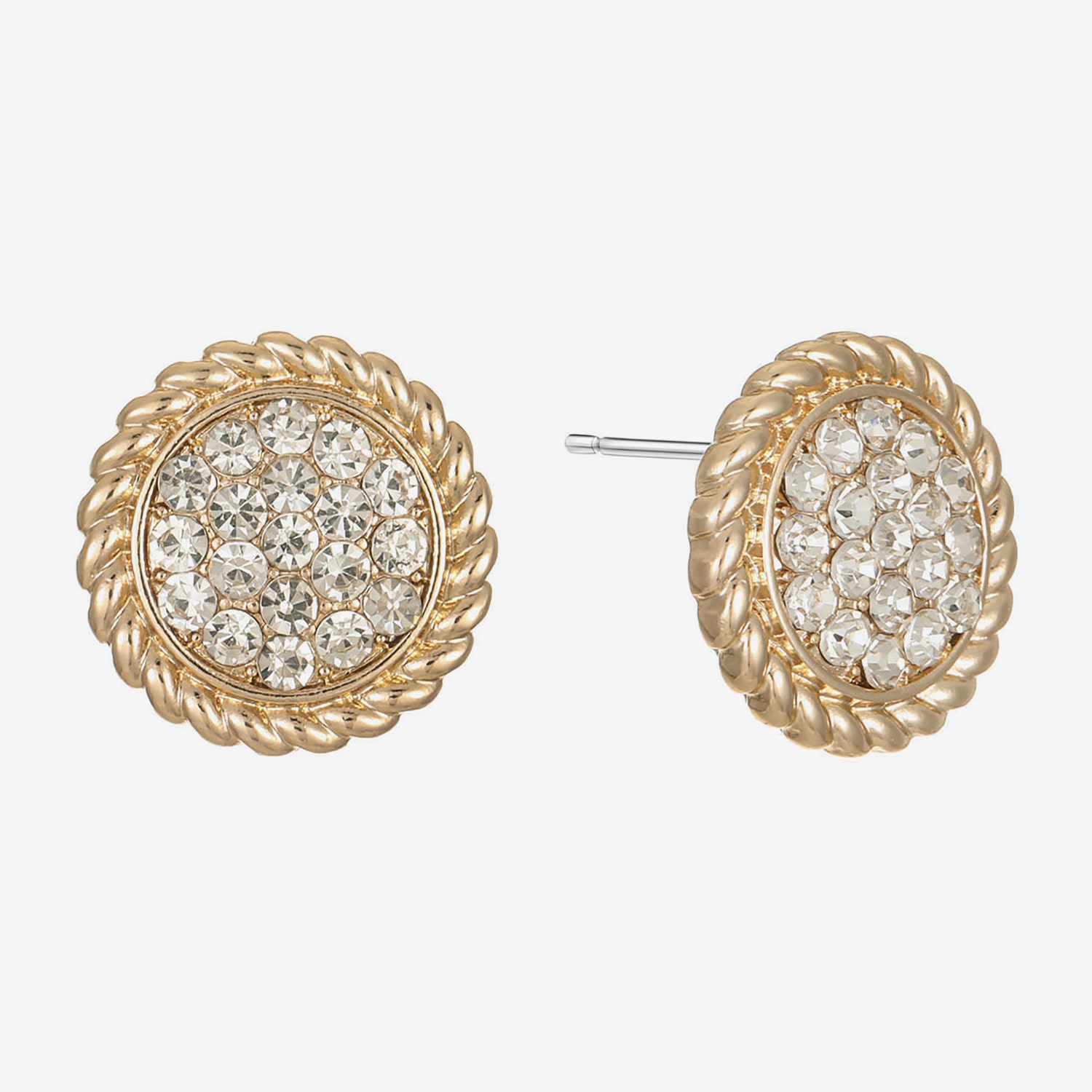 Liz Claiborne Glass 20mm Stud Earrings