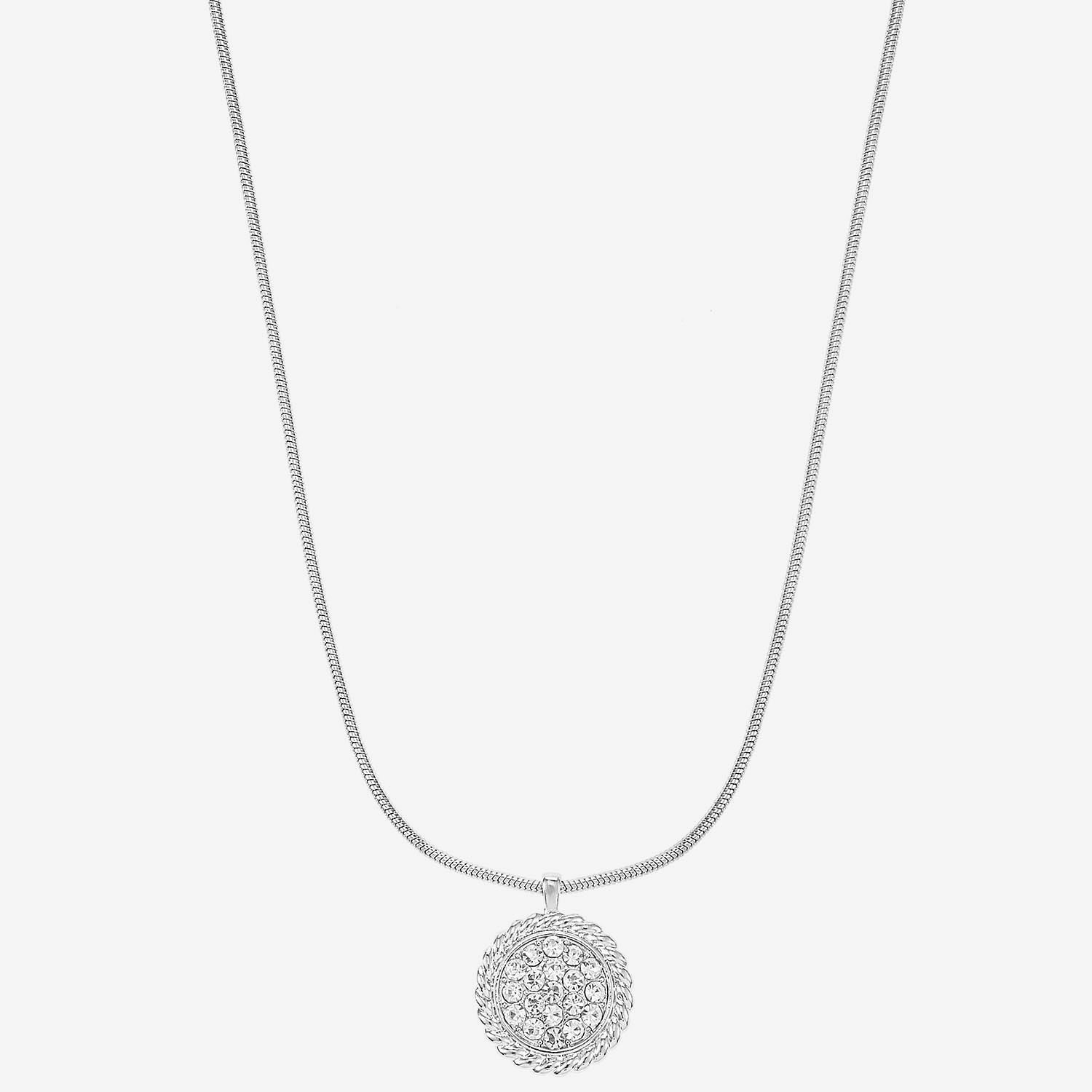Liz Claiborne Womens Glass 17 Inch Pendant Necklace