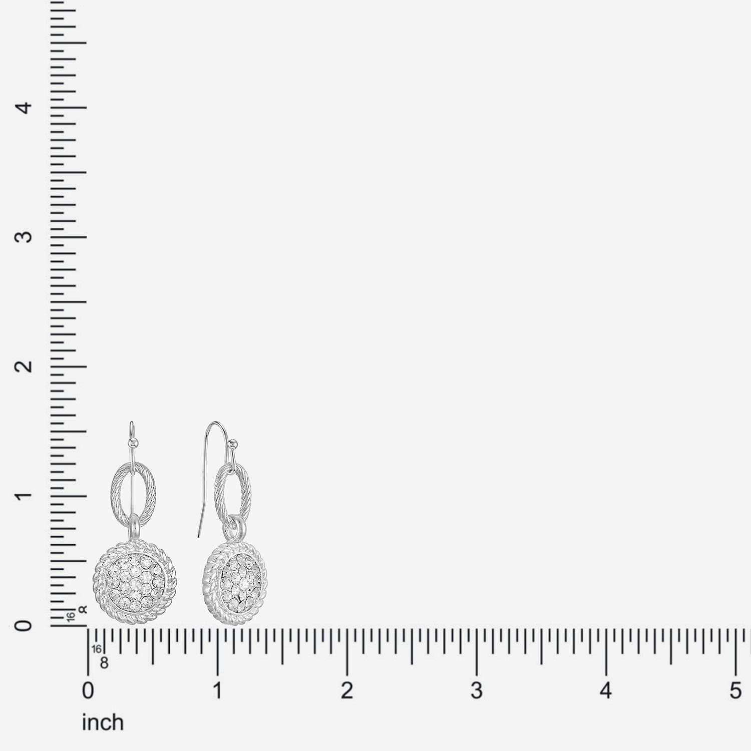 Liz Claiborne Womens Glass Drop Earrings